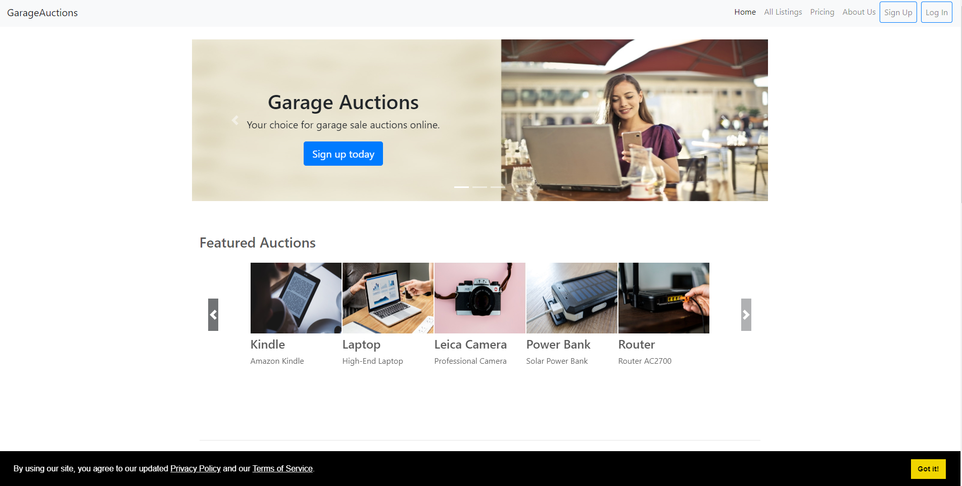 garageauctions_homepage